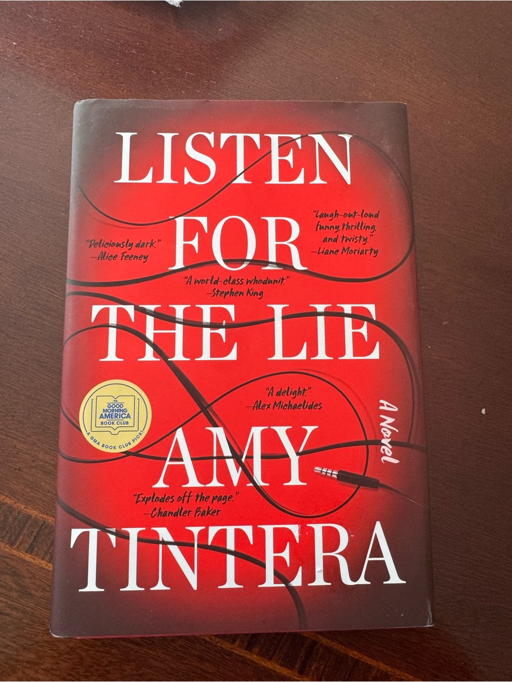 Hardback book “listen forvthe lie” by amy tintera